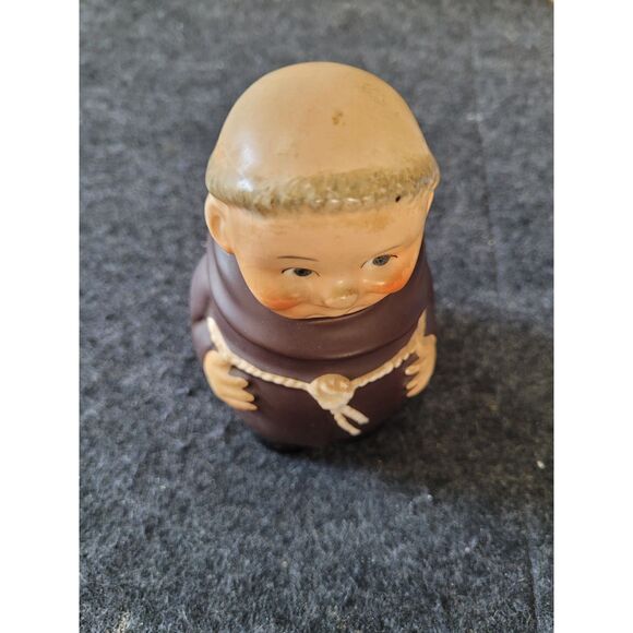 Vintage, Geobel Frair Tuck Monk Piggy Bank, West Germany 4” (NO KEY) - Picture 5 of 6